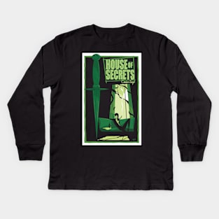 House of Secrets, Design 4, Black BG Kids Long Sleeve T-Shirt